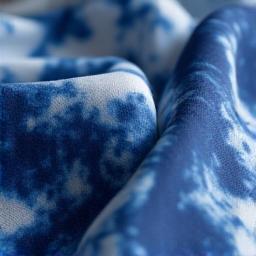 手染め藍染めシルクスカーフ